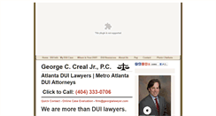 Desktop Screenshot of georgecreal.com